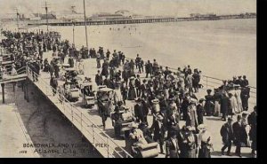 New Jersey Atlantic City Boardwalk And Youngs Pier