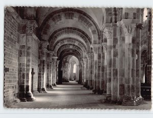 Postcard Basilique de la Madeleine Bas-Côté Nord de la Nef, Vézelay, France