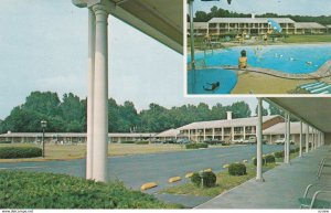 HENDERSON, Kentucky, 1940-60s; Kentucky Terrace Motel, Parking Lot & Swimming...