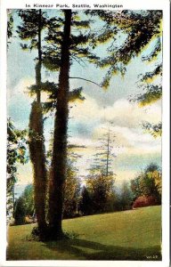 Postcard PARK SCENE Seattle Washington WA AK1239