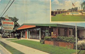 Landmark Motor Lodge US 1 South Vero Beach Florida postcard