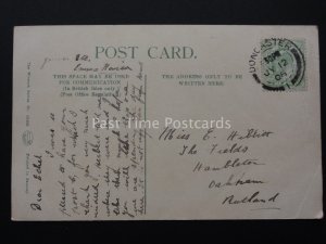 Yorkshire DONCASTER St Sepulchre Gate shows Trams c1906 Postcard by Wrench 13195