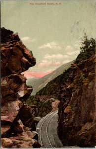 Vtg 1907 Crawford Notch White Mountains New Hampshire NH Antique Postcard