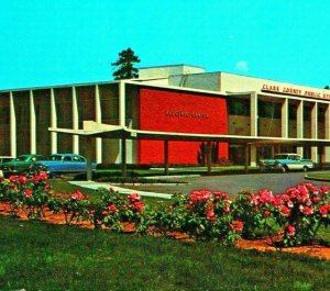 Electric Center Clark County Car Vancouver Washington WA UNP Vtg Chrome Postcard