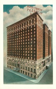 Vintage Postcard 1920's Benjamin Franklin Great Hotel Philadelphia Pennsylvania