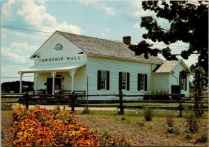 Canada Ontario Kitchener Doon Pioneer Village Restored Township Hall Early 1800s