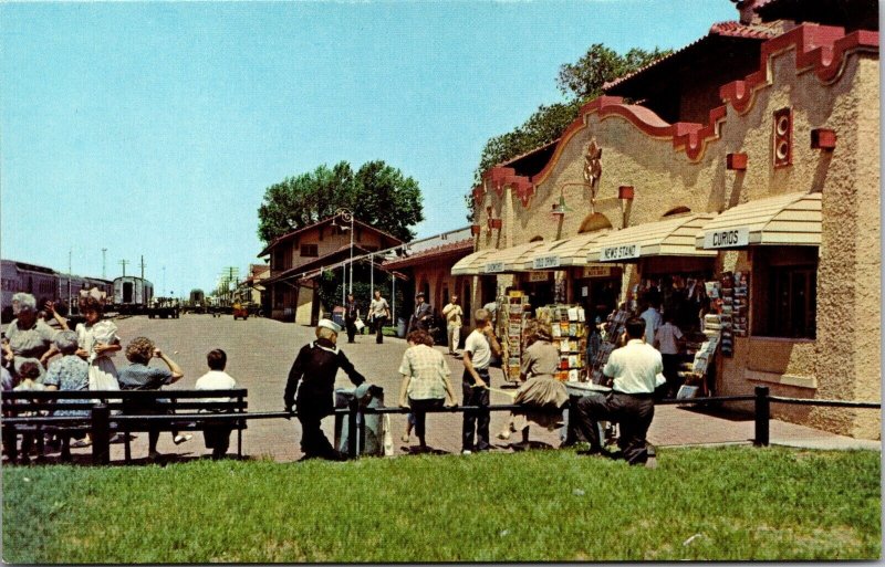 Postcard Santa Fe Terminal in Clovis, New Mexico