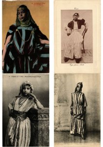 NORTH AFRICA TYPES ARAB GIRLS 44 Vintage Postcard Pre-1940 with BETTER (L2814)