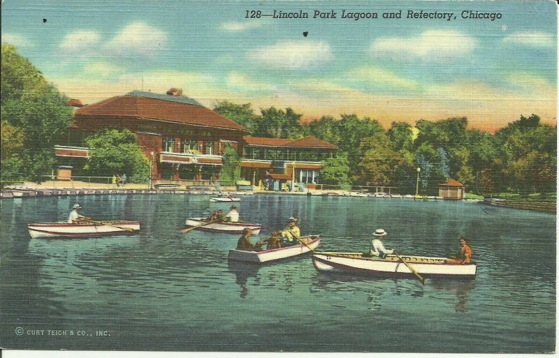 Chicago, Lincoln Park Lagoon And Refectory