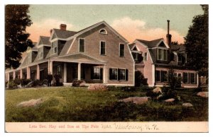 Antique Late Secretary Hays and Son at the Fels, Newbury, NH Postcard