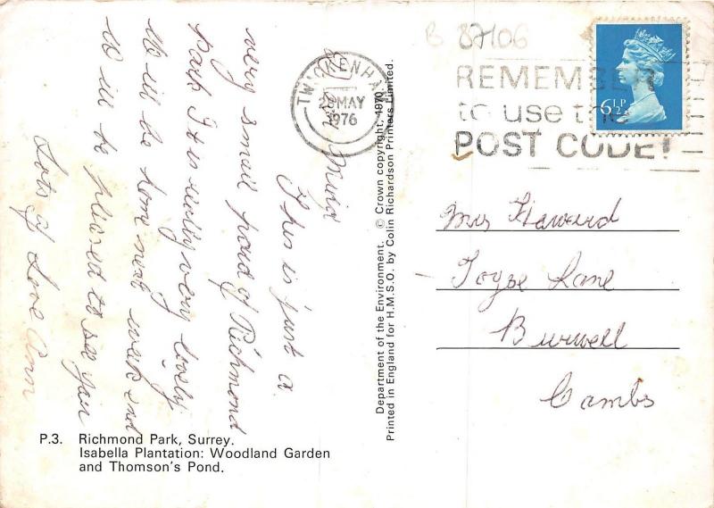 B87106 richmond park surrey   uk