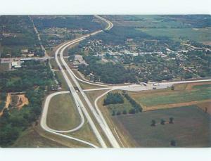 Unused Pre-1980 AERIAL VIEW OF TOWN South Bend Indiana IN n2497@