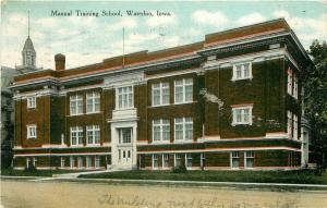 IA, Waterloo, Iowa, Manual Training School, Ferguson Post Card No. A3669