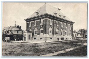 c1910 Federal Building Post and Forestry Office Leadville Colorado CO Postcard