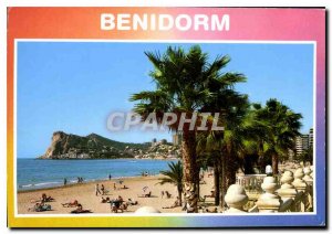 Modern Postcard Espana Benidorm Playa Poniente