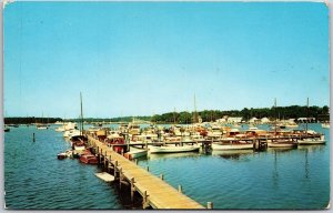 Kitty Knight House Docks Georgetown Harbor Eastern Shore Maryland MD Postcard