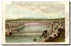 Old Postcard Inverness from The Castle