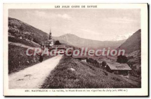 Old Postcard The beautiful corners of Savoy Hauteluce Valley Mont Joly Blans ...
