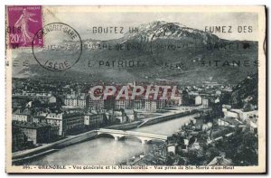 Old Postcard Grenoble Vue Generale And The Moucherotte Vue Prize De Ste Marie...