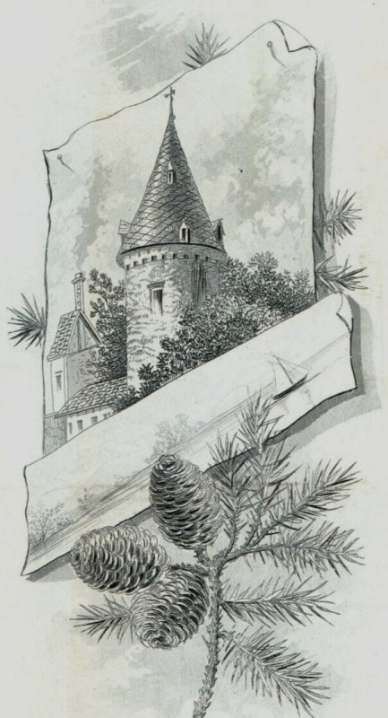 1870s-80s Steel Plate Engraved Folder Card D.H. Knowlton & Co. Price List 3R