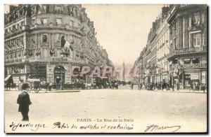 Paris Old Postcard Street Peace