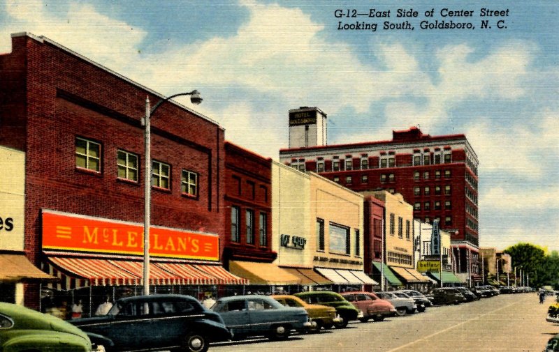 NC - Goldsboro. East Side of Center Street looking South