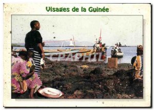 Postcard Modern Faces of Guinea