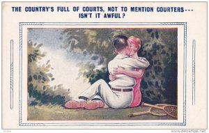 Romance Couple ; Tennis ; Court & Courters , 30-40s