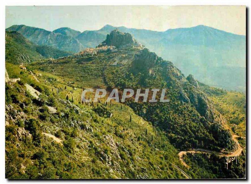 Postcard Modern Colors and Light of France Sainte Agnes A M surroundings Ment...