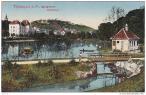 TUBINGEN a. N., Anlagensee, Oesterberg, Baden-Wuttemberg, Germany, PU-1912