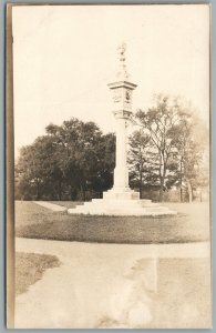 PRINCETON NJ University Sun Dial Monument ANTIQUE REAL PHOTO POSTCARD RPPC