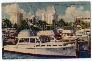 Deep-Sea Fishing Fleet Pier 5, Miami FL