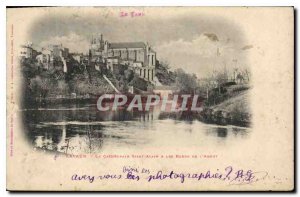 Old Postcard Lavaur La Cathedrale Saint Alain Borde The A L'Acout