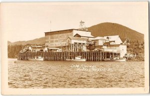 RPPC Cold Storage PRINCE RUPERT, BC Canada 1930s Photo Vintage Postcard