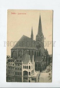 3155665 POLAND STETTIN Szczecin Jacobi Kirche Vintage RPPC