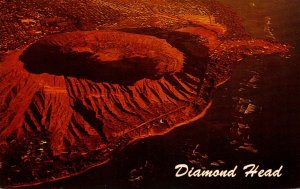 Hawaii Oahu Aerial View Diamond Head and Black Point