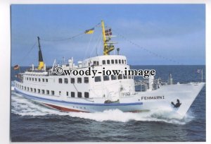 FE0638 - German Ferry - Fehmarn I , built 1964 - postcard