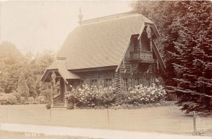 uk40663 The Duke of Portland's Russian 'Shooting Box' real photo uk