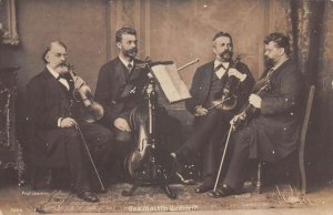 Das Joachim Quartett Music Real Photo Vintage Postcard AA62252