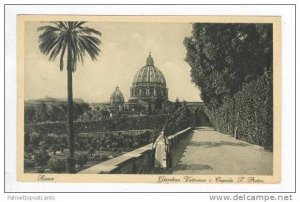 Giardino Vaticano e Cupola S. Pietro, 1910s