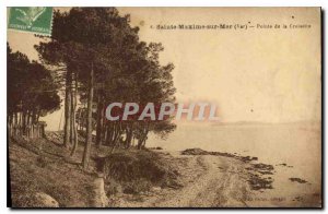 Postcard Old Sainte Maxime Var Sea Pointe Croisette
