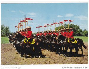 Canada Royal Canadian Mounted Police Drilling For Musical Ride