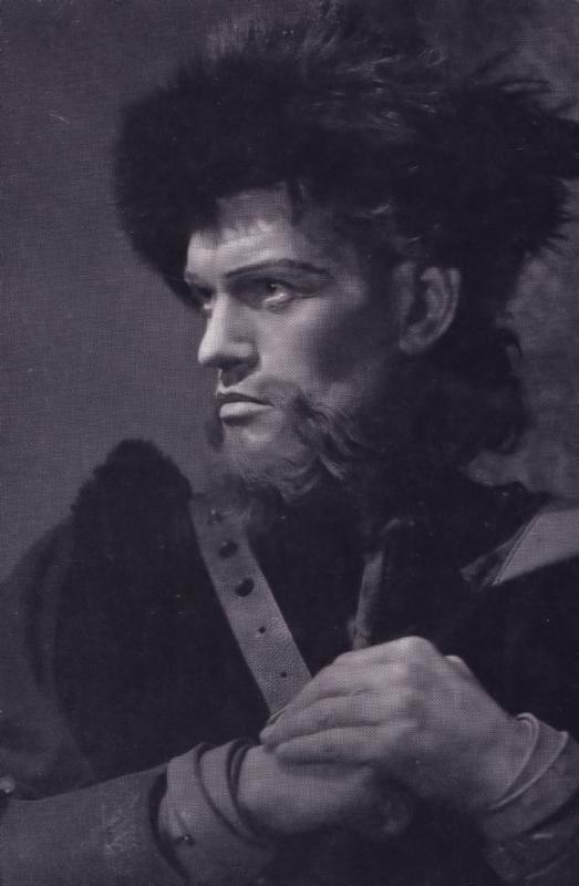 Harry Andrews As MacDuff Royal Shakespeare Theatre Postcard