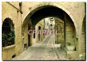 Postcard Modern French Riviera St. Paul A Royal city of ancient France