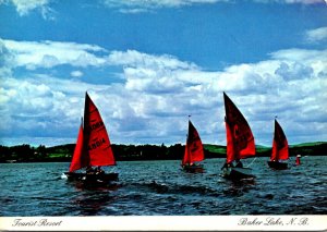 Canada New Brunswick Baker Lake Sailboats 1986