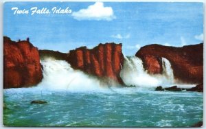 Postcard - Twin Falls on the Snake River - Twin Falls, Idaho