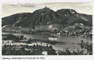 Germany Petersberg Drachenburg Drachenfels Königswinter Vintage Postcard 04.17