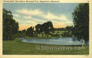 Crystal Lake, Rest Haven Memorial Park in Hagerstown, Maryland