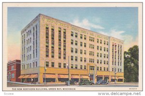 GREEN BAY, Wisconsin, 1930-1940´s; The New Northern Building, Classic Cars