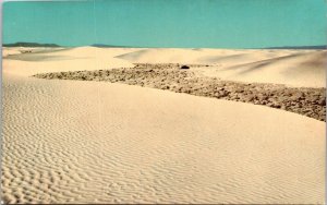 Ripples White Sands National Monument New Mexico Nm Gypsum Lake Bed Postcard 